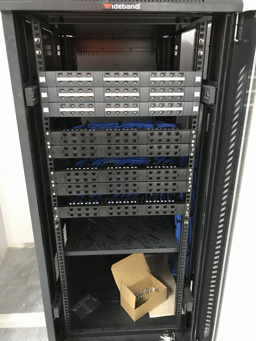 Structured data rack installation