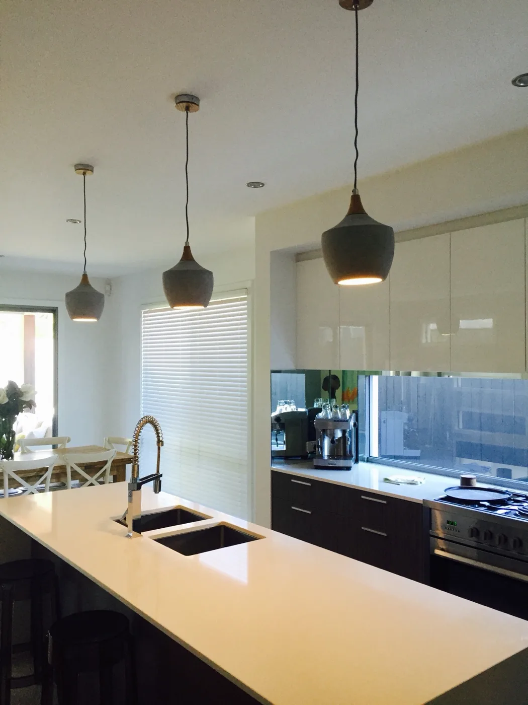 Kitchen pendant lighting