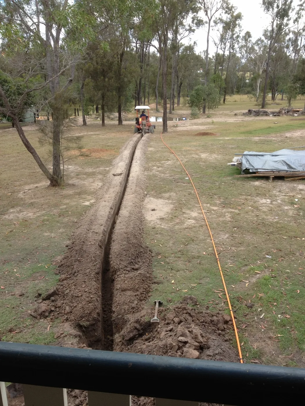 Underground electrical trenching